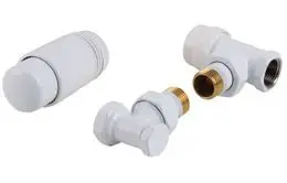 Perfexim PHA-025W komplet termostatyczny kątowy do podłączenia grzejnika 1/2