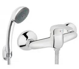 Ferro Basic bateria natryskowa ścienna, chrom