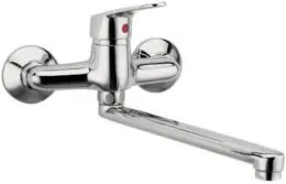 Ferro Smile bateria umywalkowa ścienna, chrom