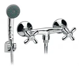 Ferro Retro bateria natryskowa kompletna z natryskiem punktowym, chrom