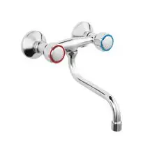 Ferro Standard bateria zlewozmywakowa ścienna, chrom