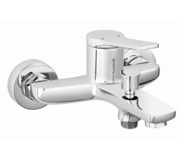 Ferro Stratos bateria wannowa ścienna, chrom