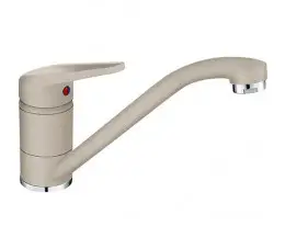 Franke bateria Princess II stała wylewka Fragranit+ orzechowa