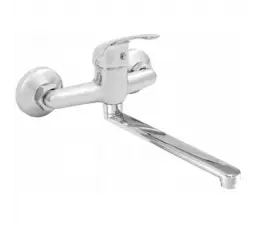 Invena bateria zlewozmywakowa ścienna Mitris, długość wylewki 20 cm