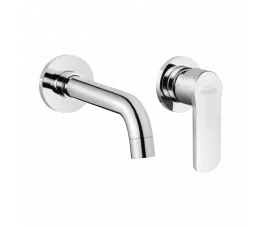 Invena Siros bateria umywalkowa podtynkowa, chrom