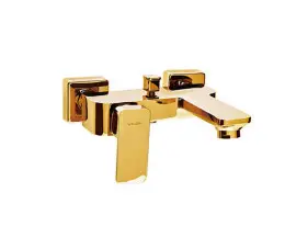 Valvex Loft Gold bateria wannowa ścienna