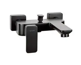 Valvex Loft Black bateria wannowa ścienna, czarna