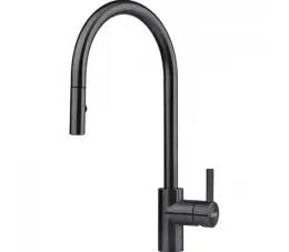 Franke bateria zlewozmywakowa Eos Neo pull-out spray, czarna stal szlachetna