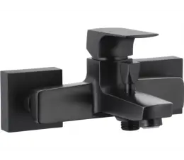 KFA Mokait Black bateria wannowa ścienna, czarna