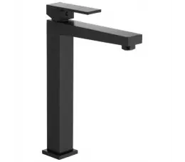 KFA Logon Black bateria umywalkowa wysoka, czarna
