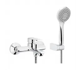 KFA Agat bateria wannowa z natryskiem punktowym, chrom