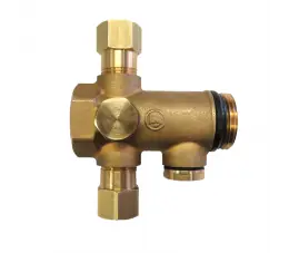 Giacomini zawór antyzamarzaniowy do pomp ciepła 1 1/4” GW x 1 1/4” GZ (ISO 228)