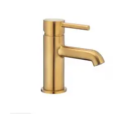 KFA Moza Brushed Gold bateria umywalkowa, złoty szczotkowany