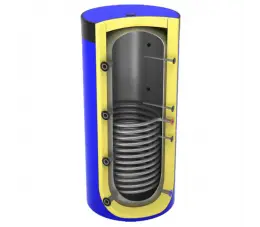 Lemet zbiornik buforowy z wężownicą 600L