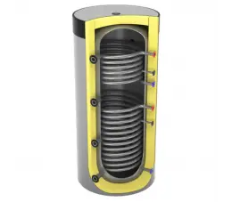 Lemet zbiornik buforowy z dwiema wężownicami 600L