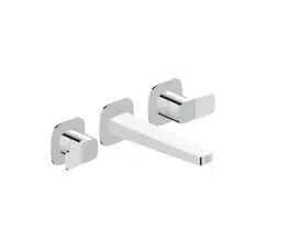 KFA Malaga bateria umywalkowa podtynkowa 3-otworowa , chrom