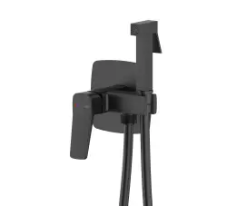 KFA Malaga bateria bidetowa podtynkowa, czarna