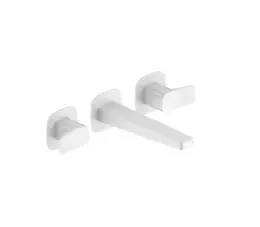 KFA Malaga bateria umywalkowa podtynkowa 3-otworowa , biała