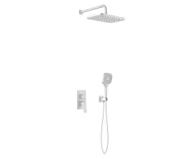KFA Malaga podtynkowy zestaw prysznicowy z baterią 3 funkcyjną, biały
