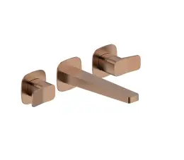 KFA Malaga bateria umywalkowa podtynkowa 3-otworowa ,miedź