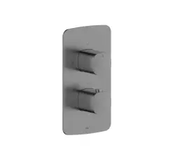 KFA Malaga bateria prysznicowa podtynkowa termostatyczna,metaliczny szary