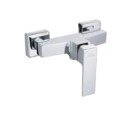 Invena Paros bateria natryskowa ścienna, chrom