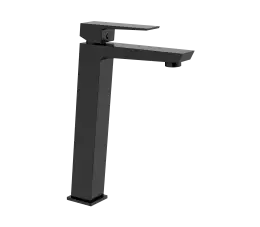 Invena Paros bateria umywalkowa stojąca wysoka , czarna