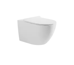 INVENA MISKA WC VIRTIS OKRĄGŁA, Z DESKĄ WOLNOOPADAJ