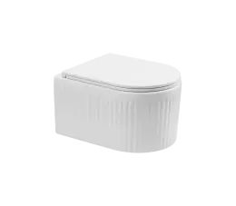 INVENA MISKA WC PODWIESZANA, QFS, GLAMOUR INVENA TREND RYFL  DESK WOLNOOP