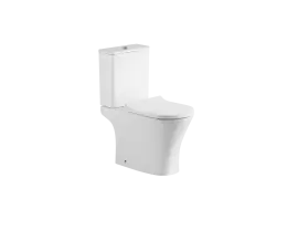 INVENA KOMPAKT WC, WIR SYS SPŁ, NEXIL OKRĄGŁY, BIAŁY Z DESKĄ WOLNOOPAD.